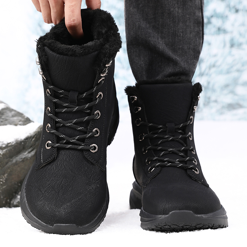 Mens Fashion Trainers - Men Winter Snow Boots for Waterproof
