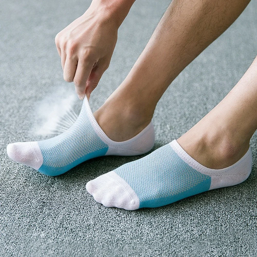 Socks Ankle Men - 5 Cặp/lô Mùa Hè Lưới Tất