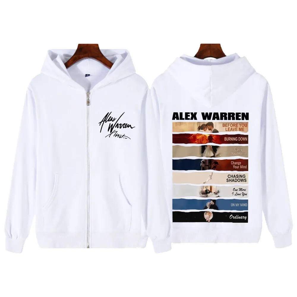 Singer Alex Warren 2026 Tour P - đánh giá và giá Mens Fashion Zip Up Hoodies