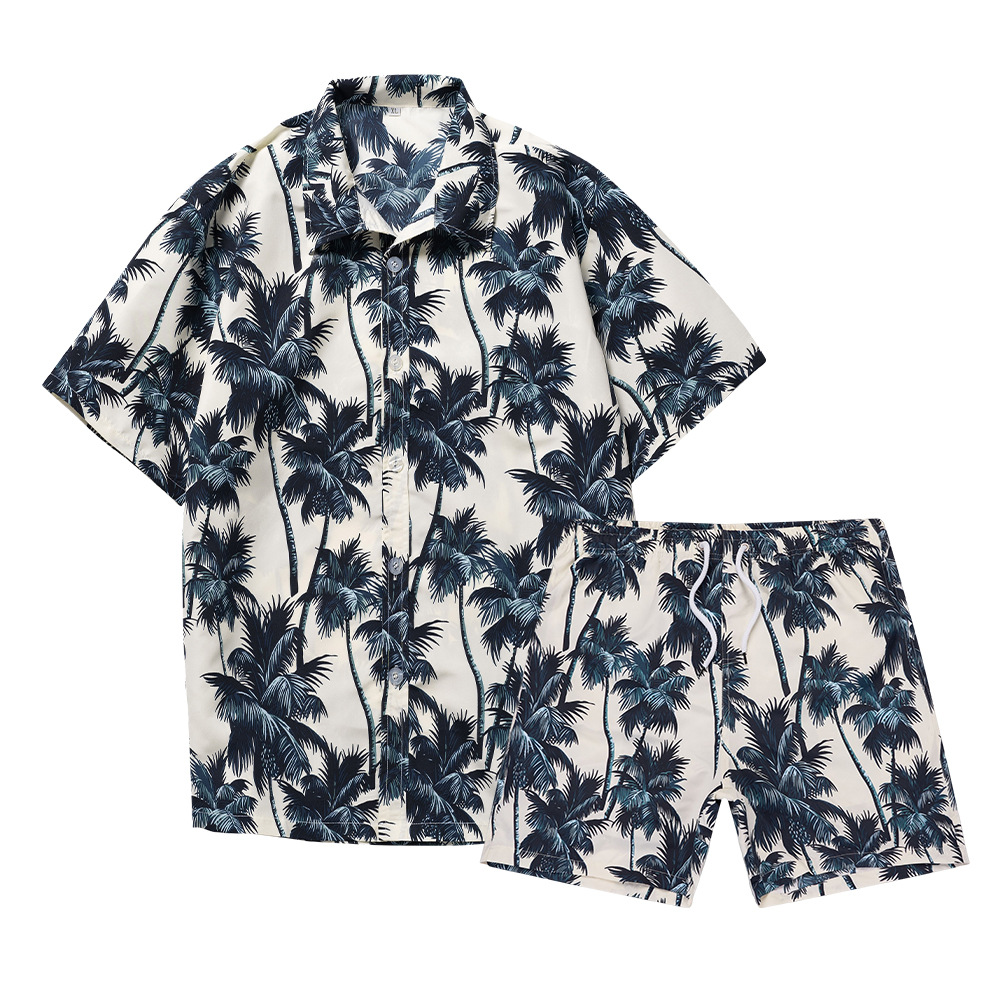 Hawaiian Coconut Tree 3D Print - đánh giá và giá Mens Fashion Clothes
