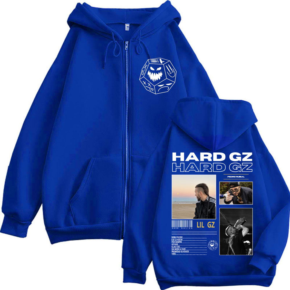 Rapper HARD GZ Tour 2025 Zippe - đánh giá và giá Mens Fashion Zip Up Hoodies