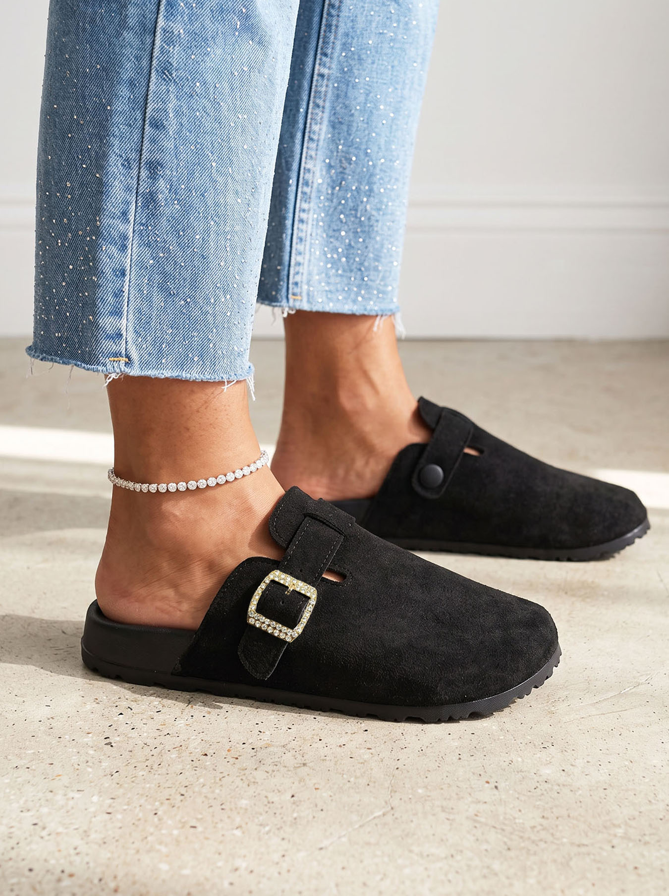 Plus Size Men Clogs Suede Mule - đánh giá và giá Men'S Fashion News