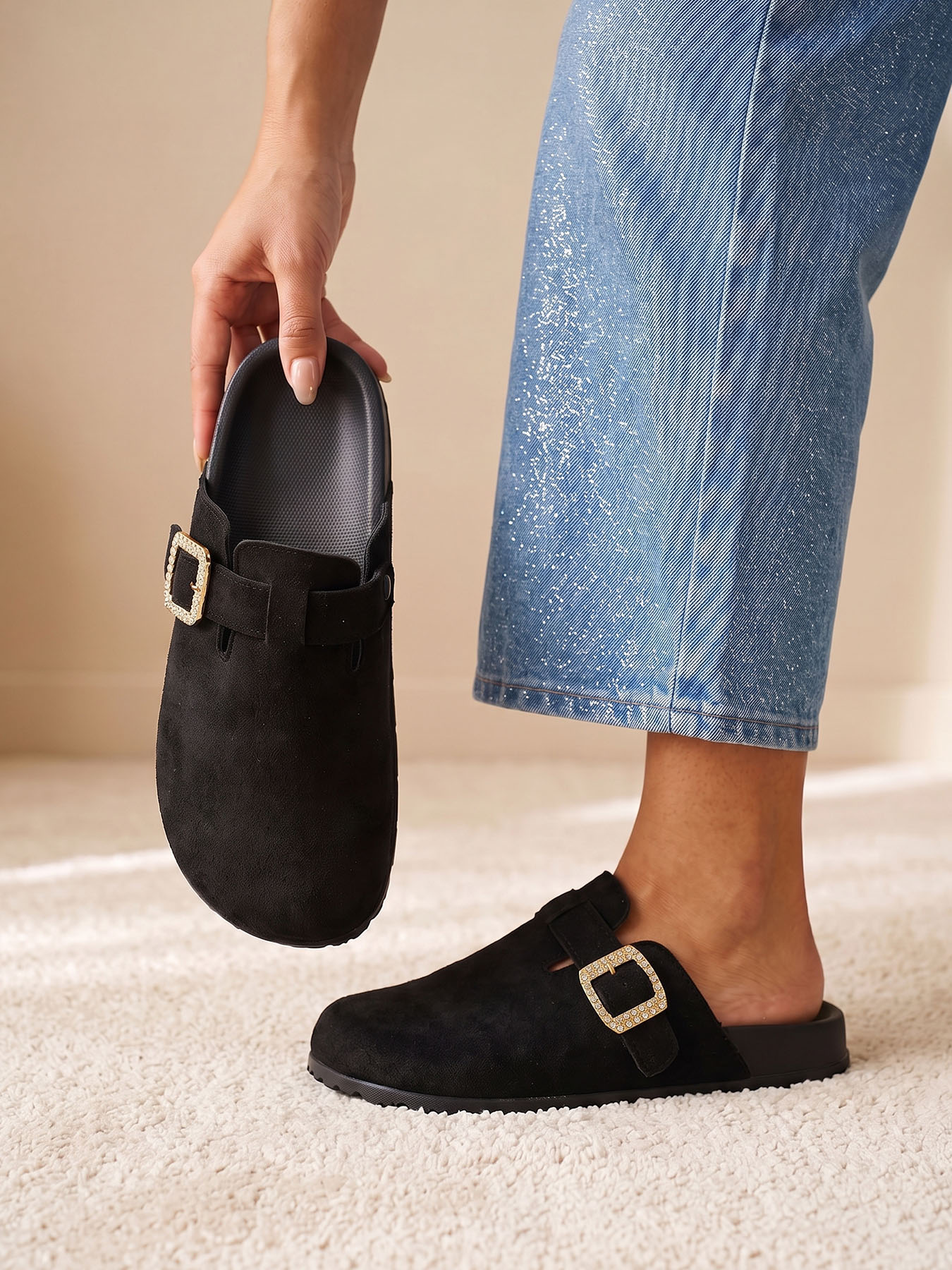 Plus Size Men Clogs Suede Mule - đánh giá và giá Men'S Fashion News