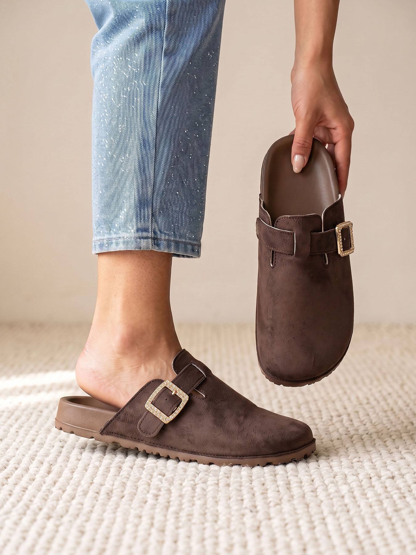Plus Size Men Clogs Suede Mule - đánh giá và giá Men'S Fashion News