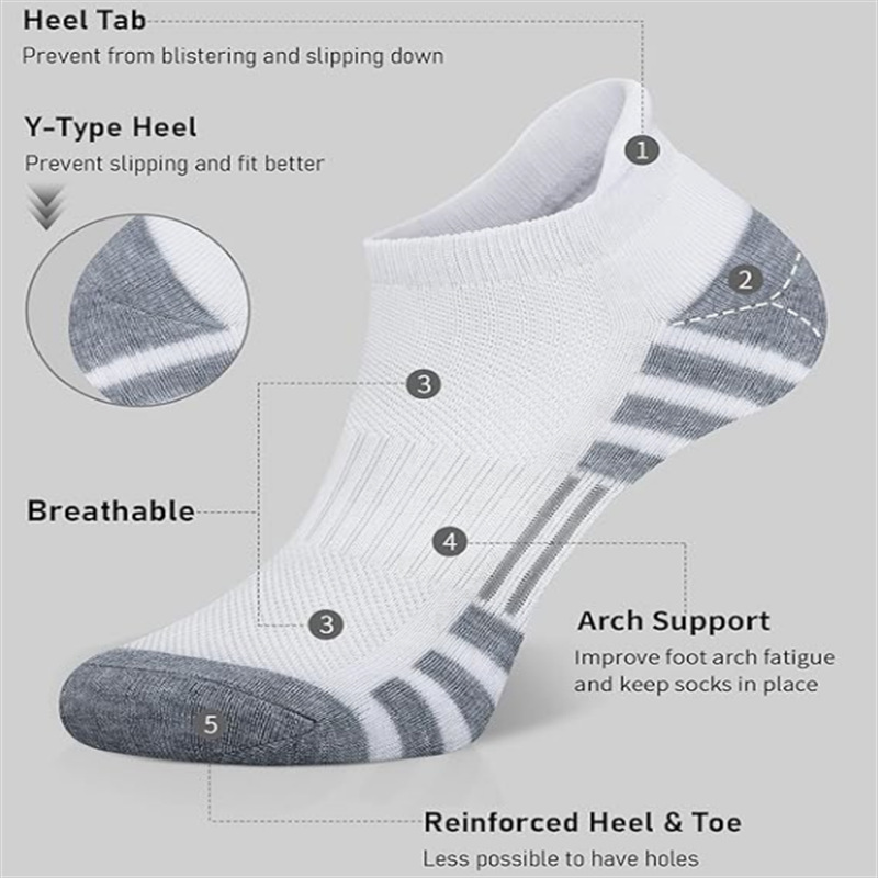 12/24 Pairs Cushioned Breathab - đánh giá và giá Socks Ankle Men