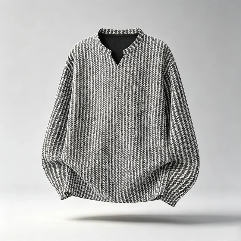 Men Vintage Textured Stripe Lo - đánh giá và giá Mens Fashion Summer