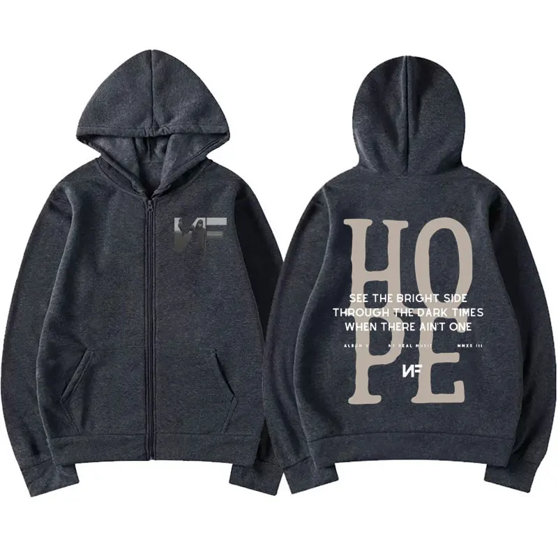 Rapper NF Hope Tracklist Zippe - đánh giá và giá Mens Fashion Zip Up Hoodies