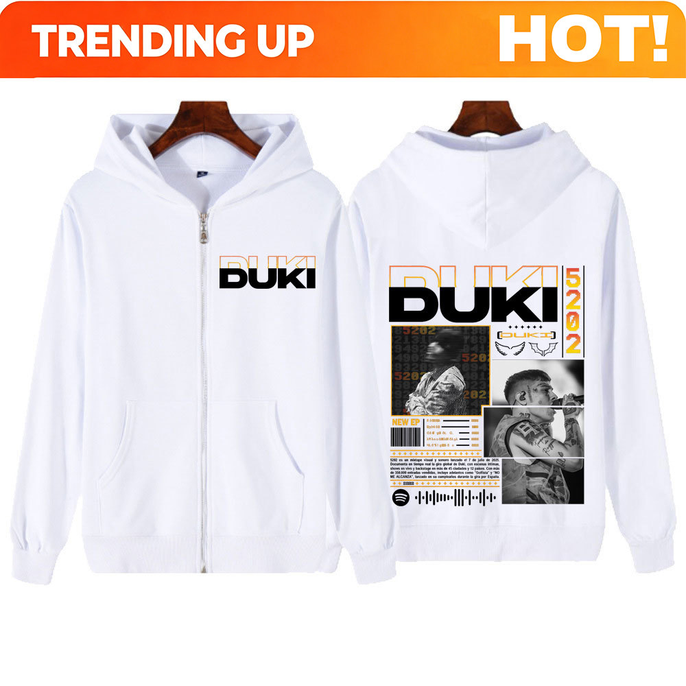 Rapper Duki Duki 5202 MIXTAPE  - đánh giá và giá Mens Fashion Zip Up Hoodies