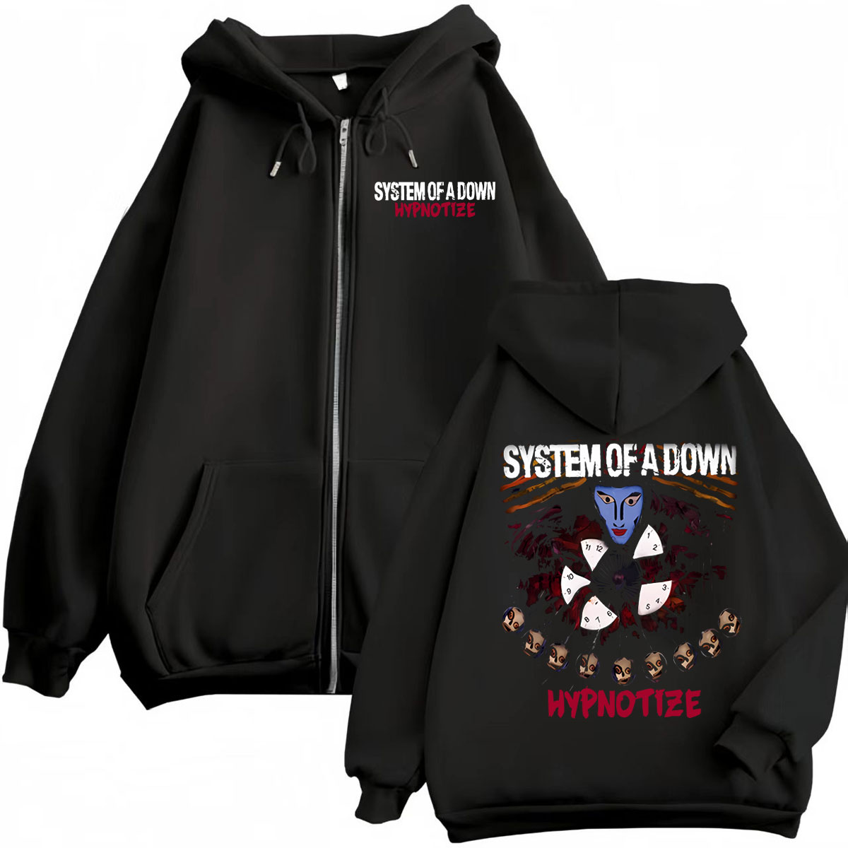 Rock Band System of A Down Hyp - đánh giá và giá Mens Fashion Zip Up Hoodies