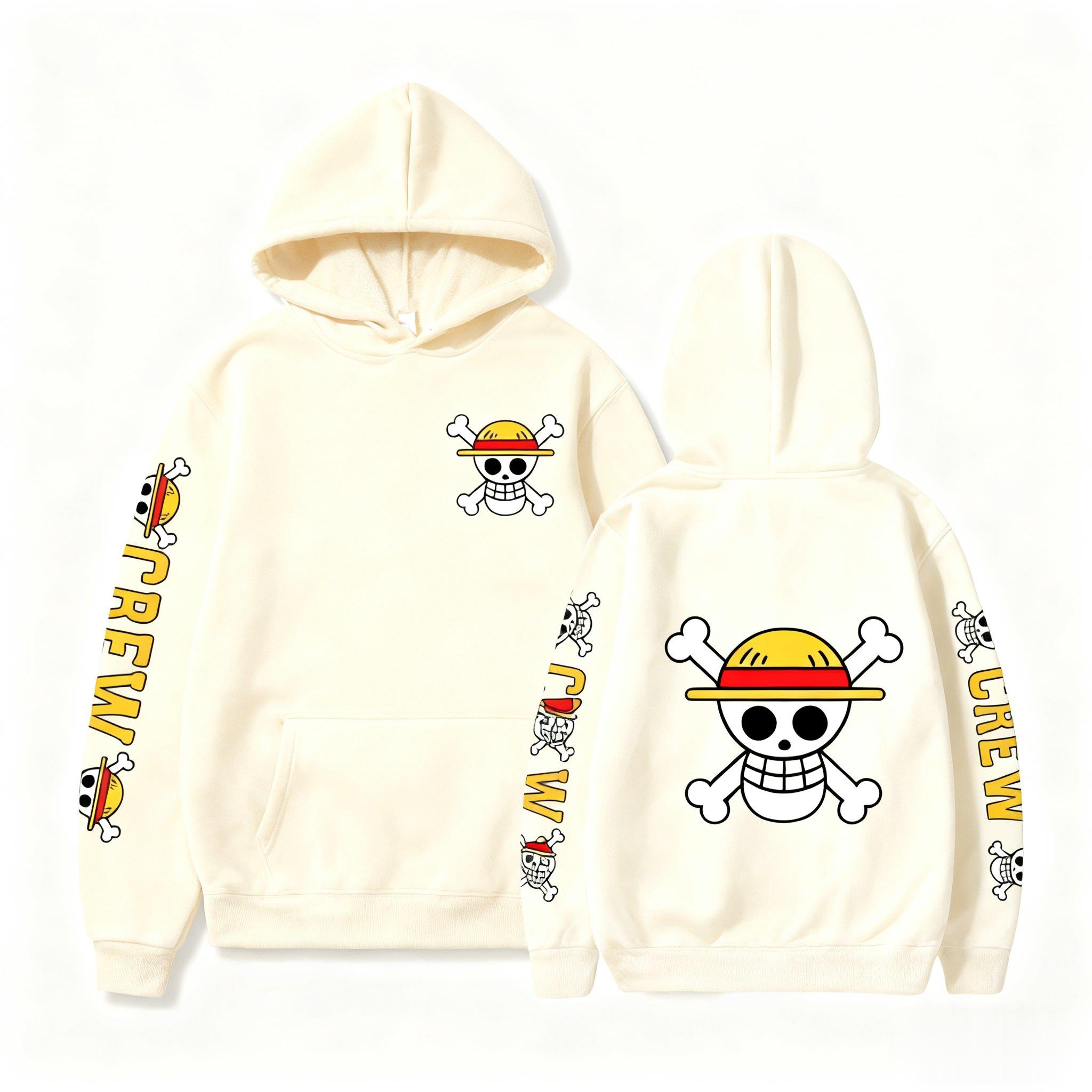 One Piece Skull Print Hoodie M - đánh giá và giá Men'S Fashion News