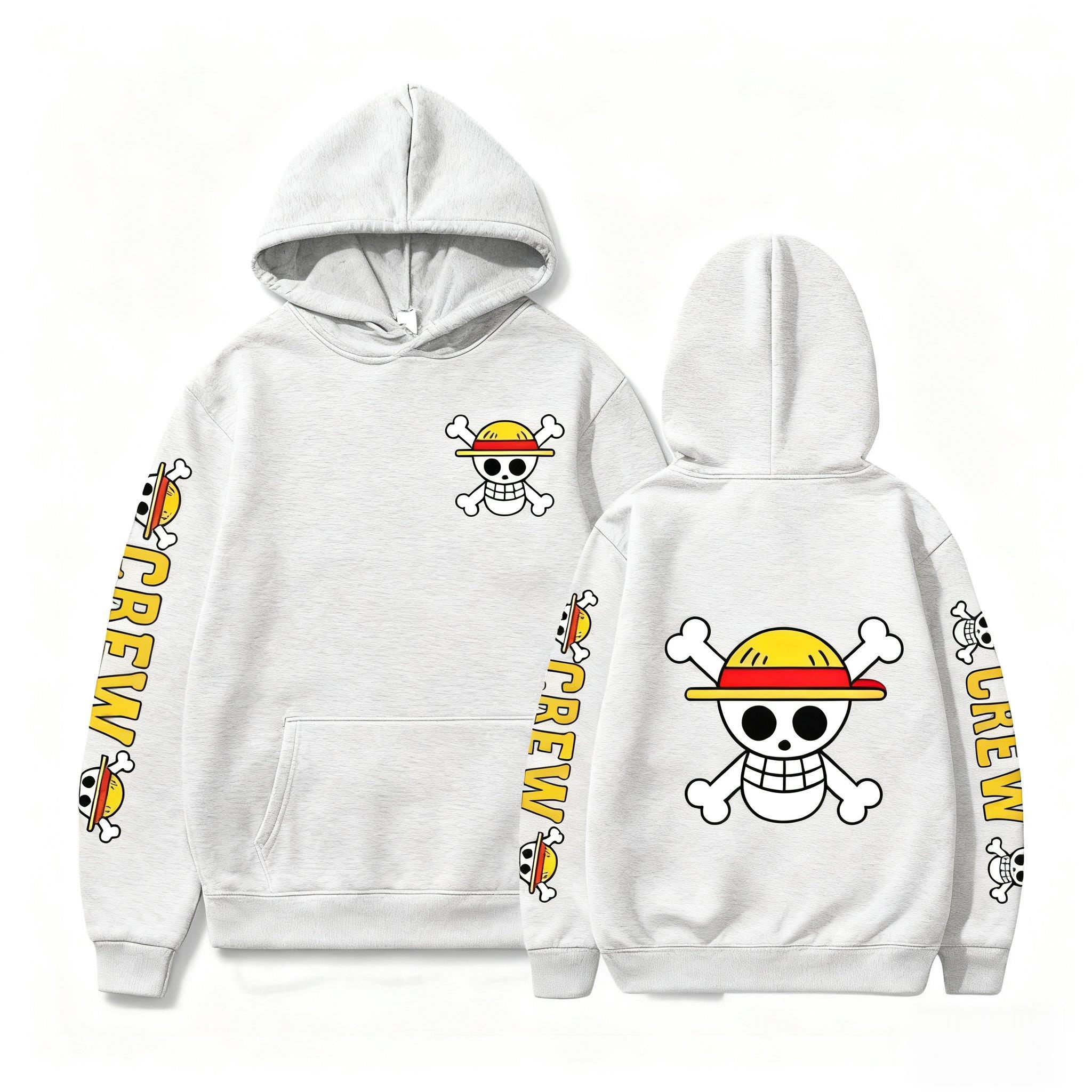 One Piece Skull Print Hoodie M - đánh giá và giá Men'S Fashion News