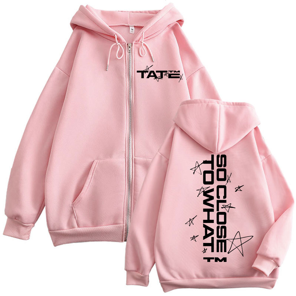 Tate McRae So Close To What Pr - đánh giá và giá Mens Fashion Zip Up Hoodies