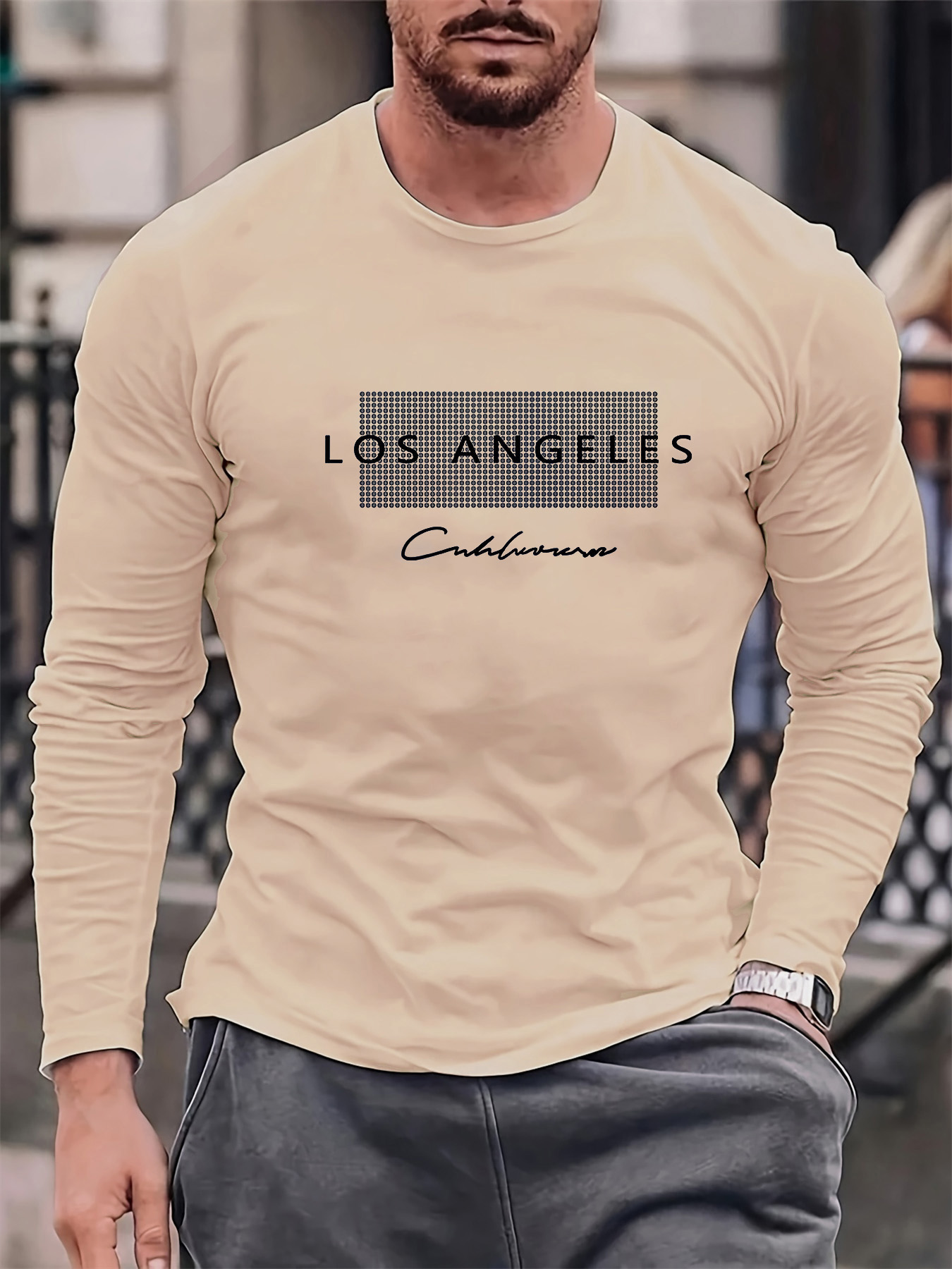 100% Pure Cotton Men's Long Sl - đánh giá và giá Mens Fashion Summer
