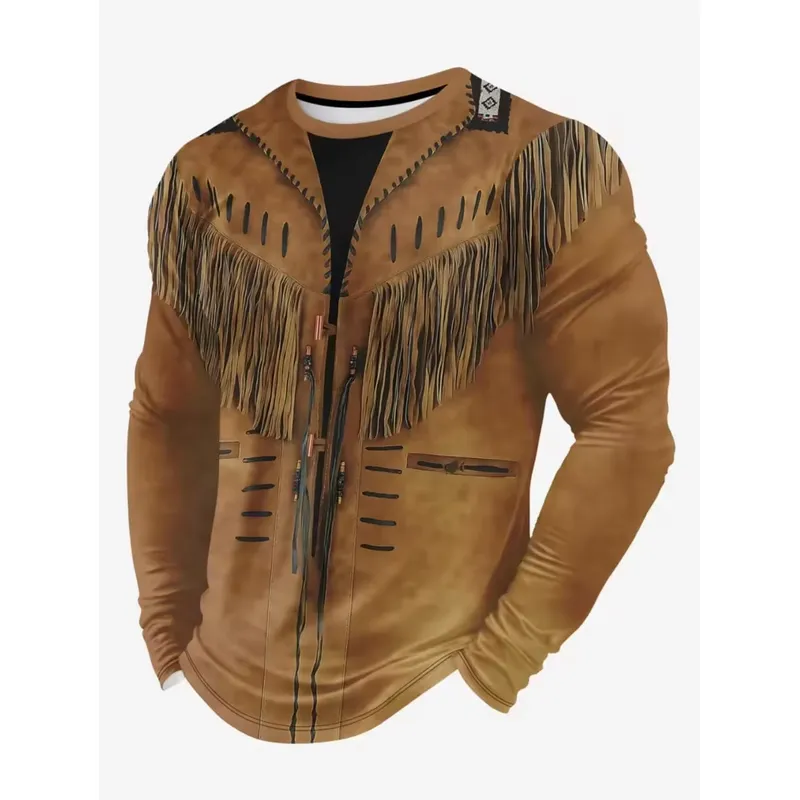 3D Print Casual Long Sleeve Me - đánh giá và giá Men'S Fashion T Shirts