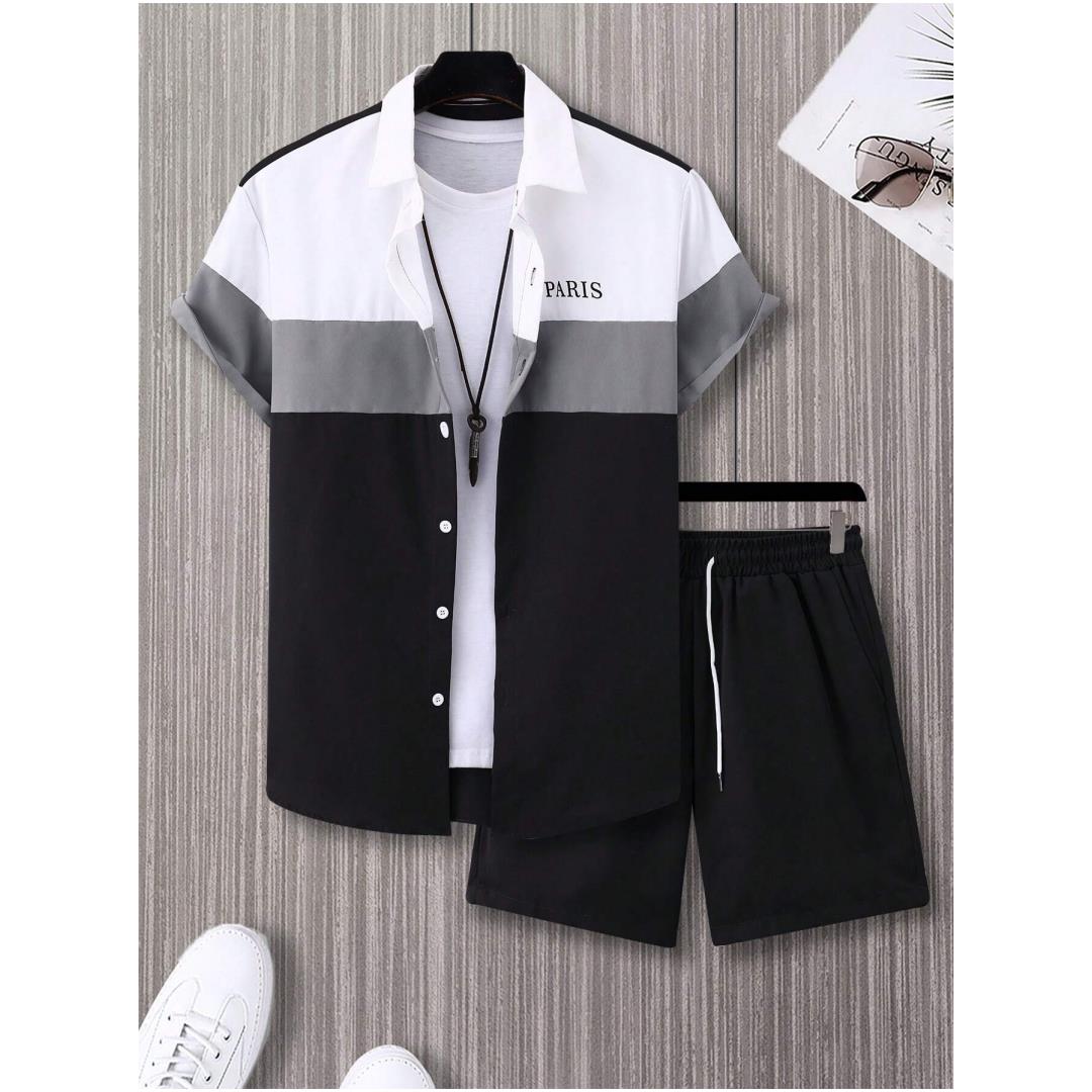 Men's Fashion Suit Blue And Wh - đánh giá và giá Mens Fashion Clothes